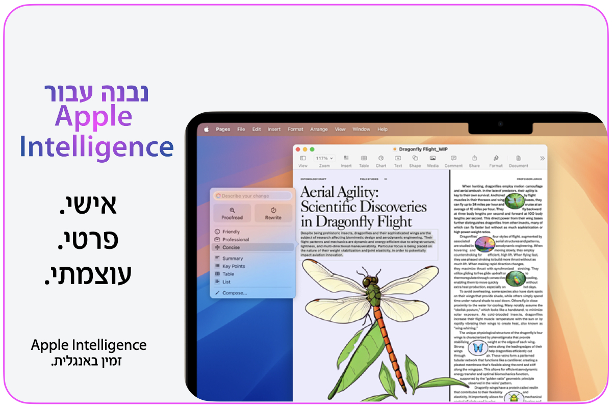 נבנה עבור,אישי. זמין רק באנגלית